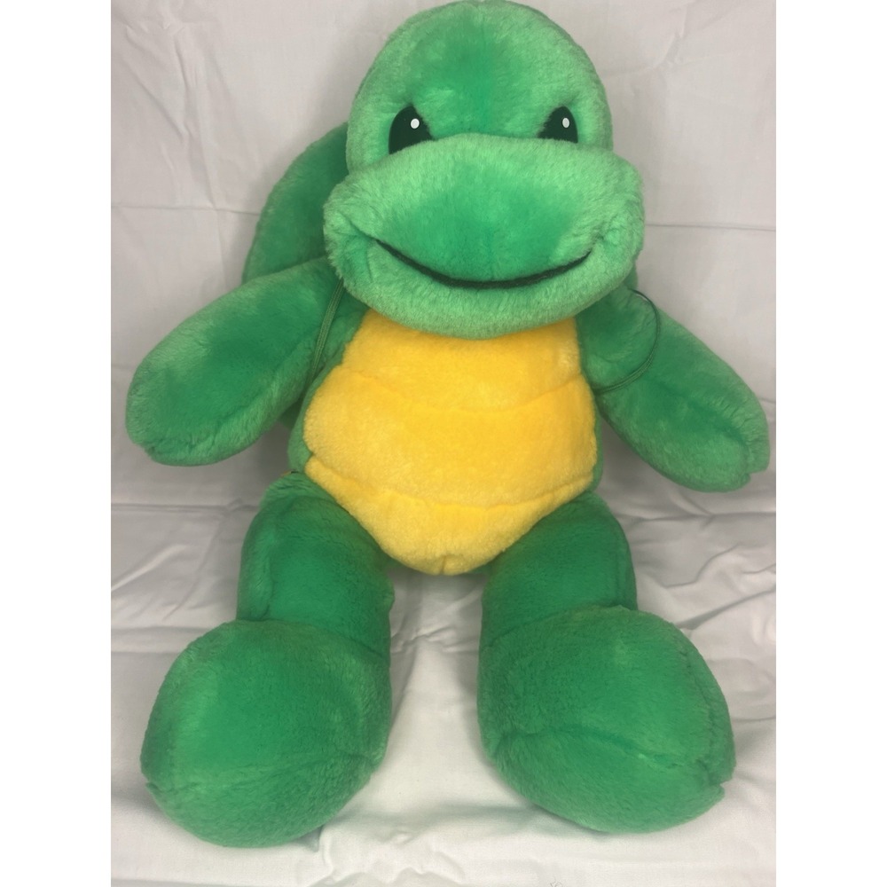 Build-A-Bear Workshop Vintage Green Turtle Plush Animal w/Removable Shell
